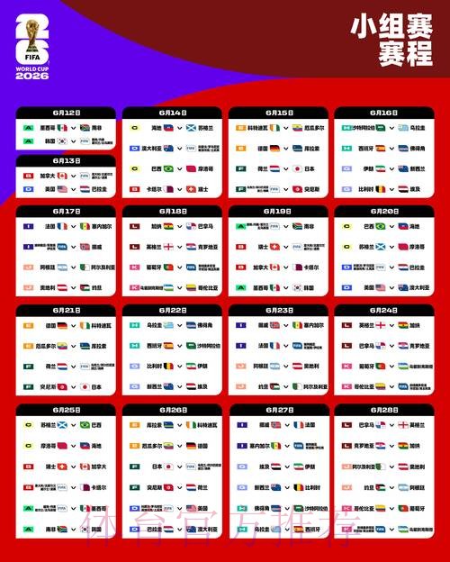 2026世界杯赛程完整版观看指南直播平台