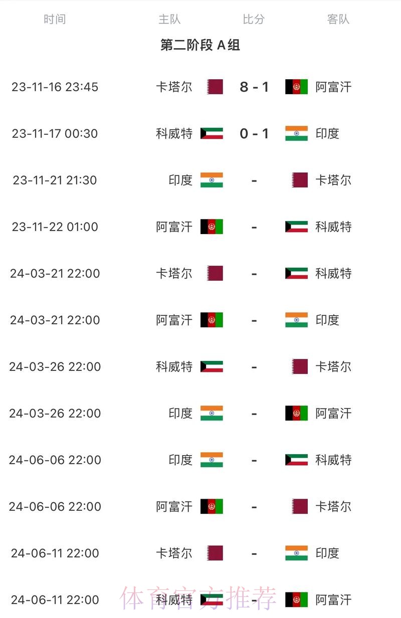 2026世界杯每日赛程完整版最新时间表查询入口