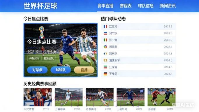 2026世界杯直播最新全程直播直播平台